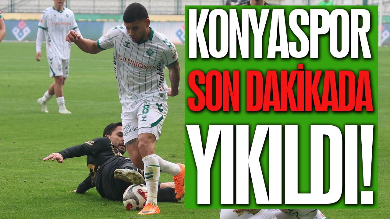 Konyaspor Kayserispor’u da yenemedi (1-1)