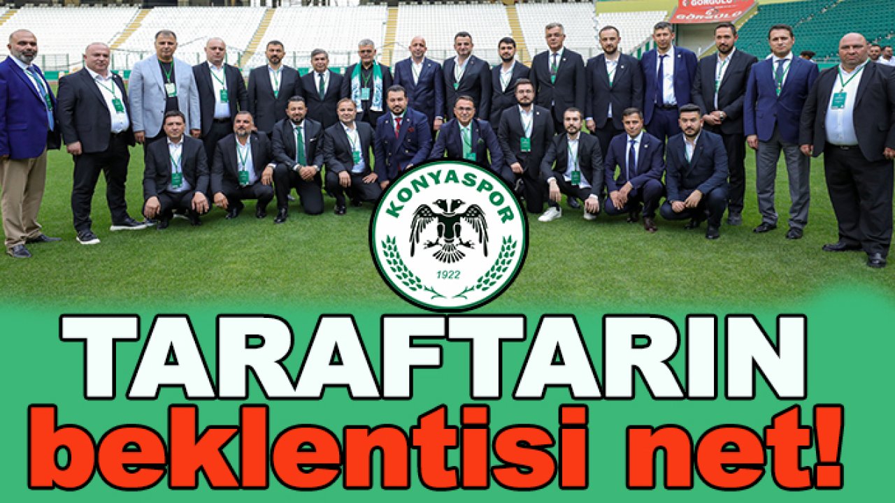 Konyaspor taraftarının beklentisi açık ve net!