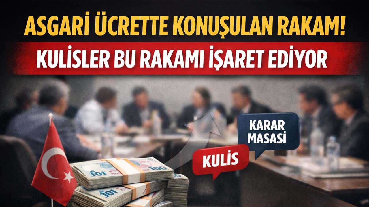 Asgari ücrette konuşulan rakam! Kulisler bu rakamı işaret ediyor