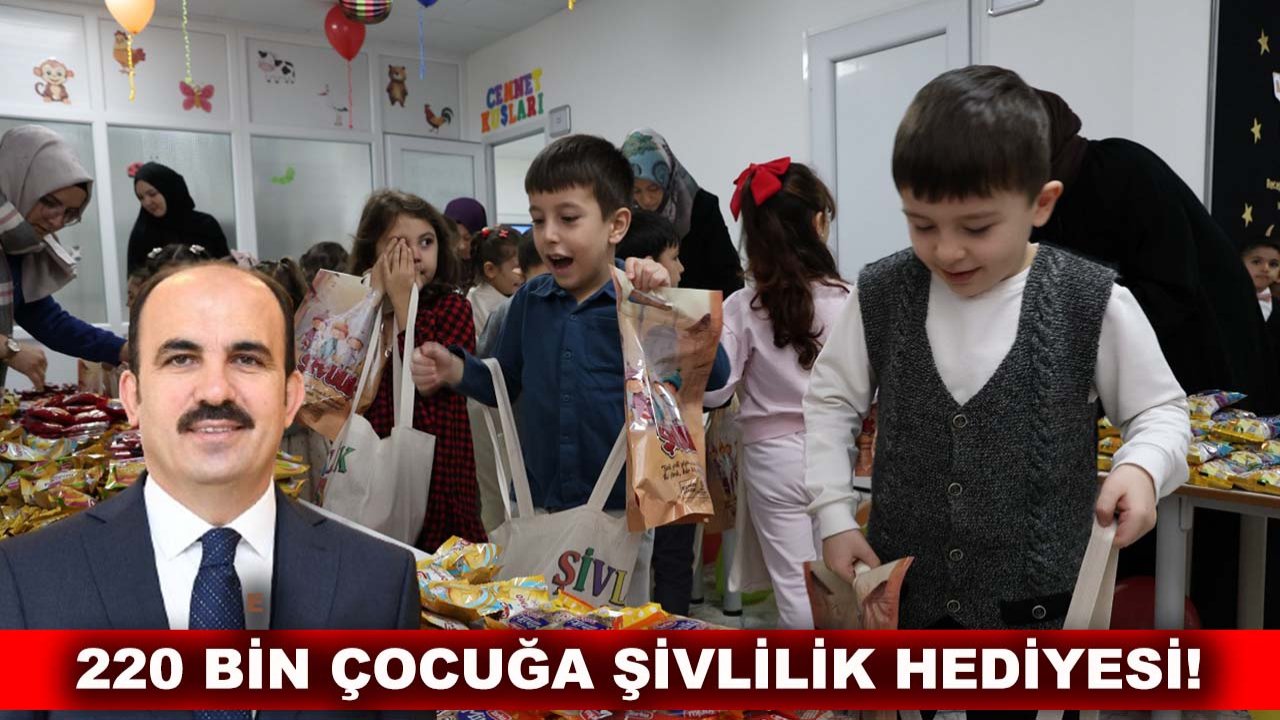Başkan Altay’dan 31 ilçede 220 bin çocuğa şivlilik hediyesi!