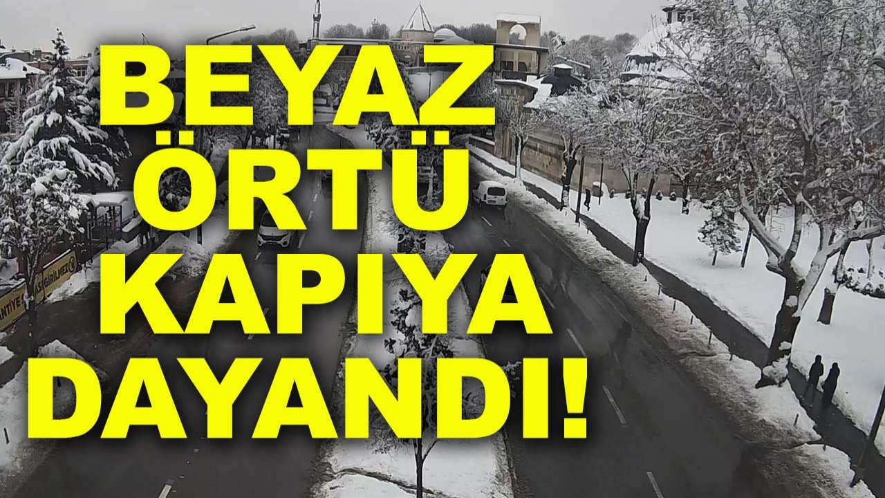 Konya’da kar alarmı: Beyaz örtü kapıya dayandı!