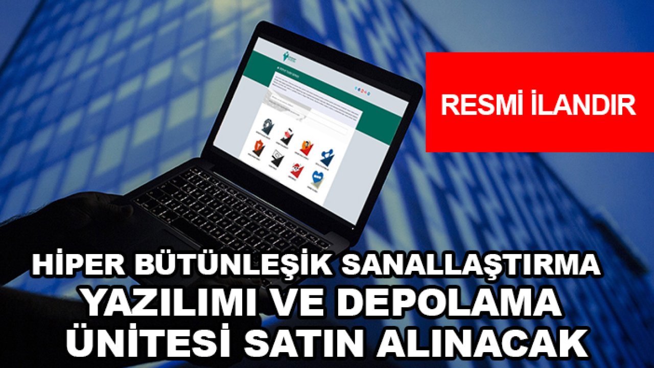 Hiper bütünleşik sanallaştırma yazılımı ve depolama ünitesi satın alınacak