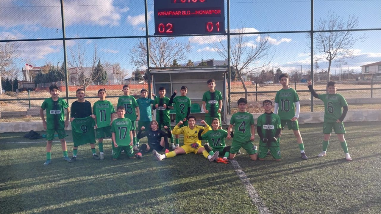 Karapınar Belediyespor U14 takımı Play-Off’a yükseldi!