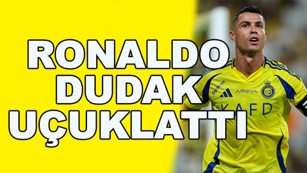 Cristiano Ronaldo dudak uçuklatıyor