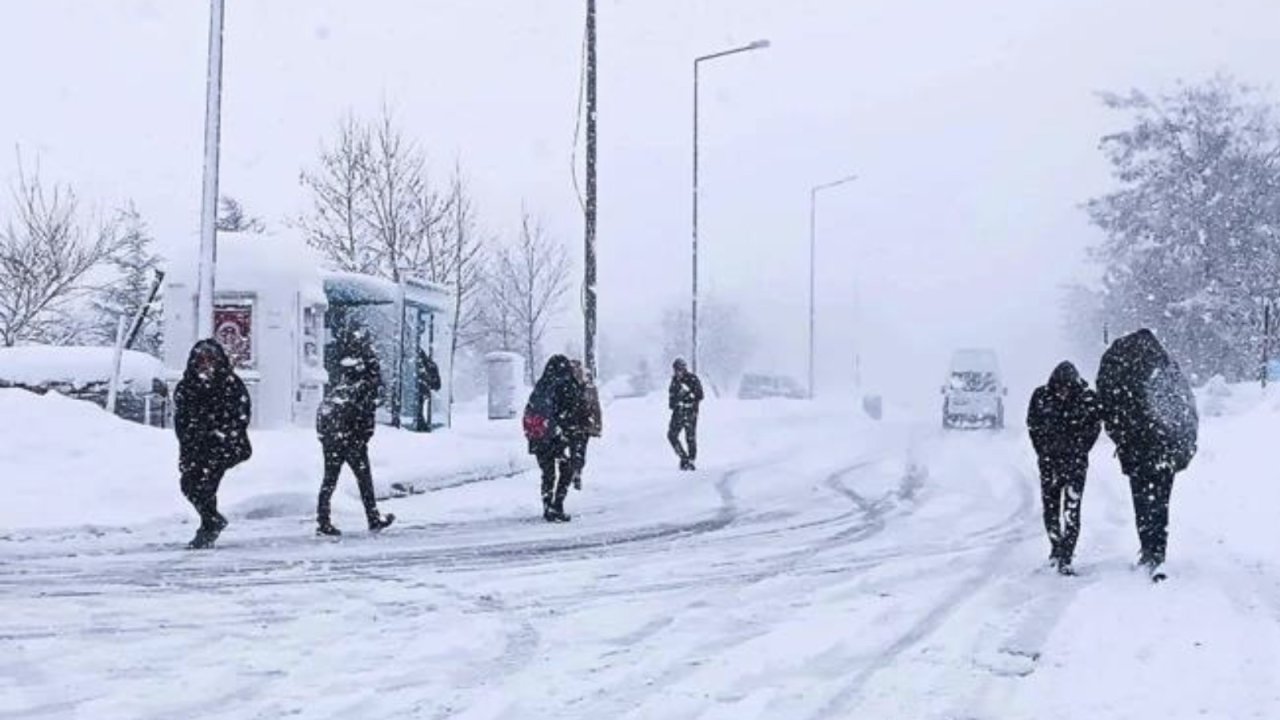 Konya'nın bir ilçesinde okullar tatil edildi!