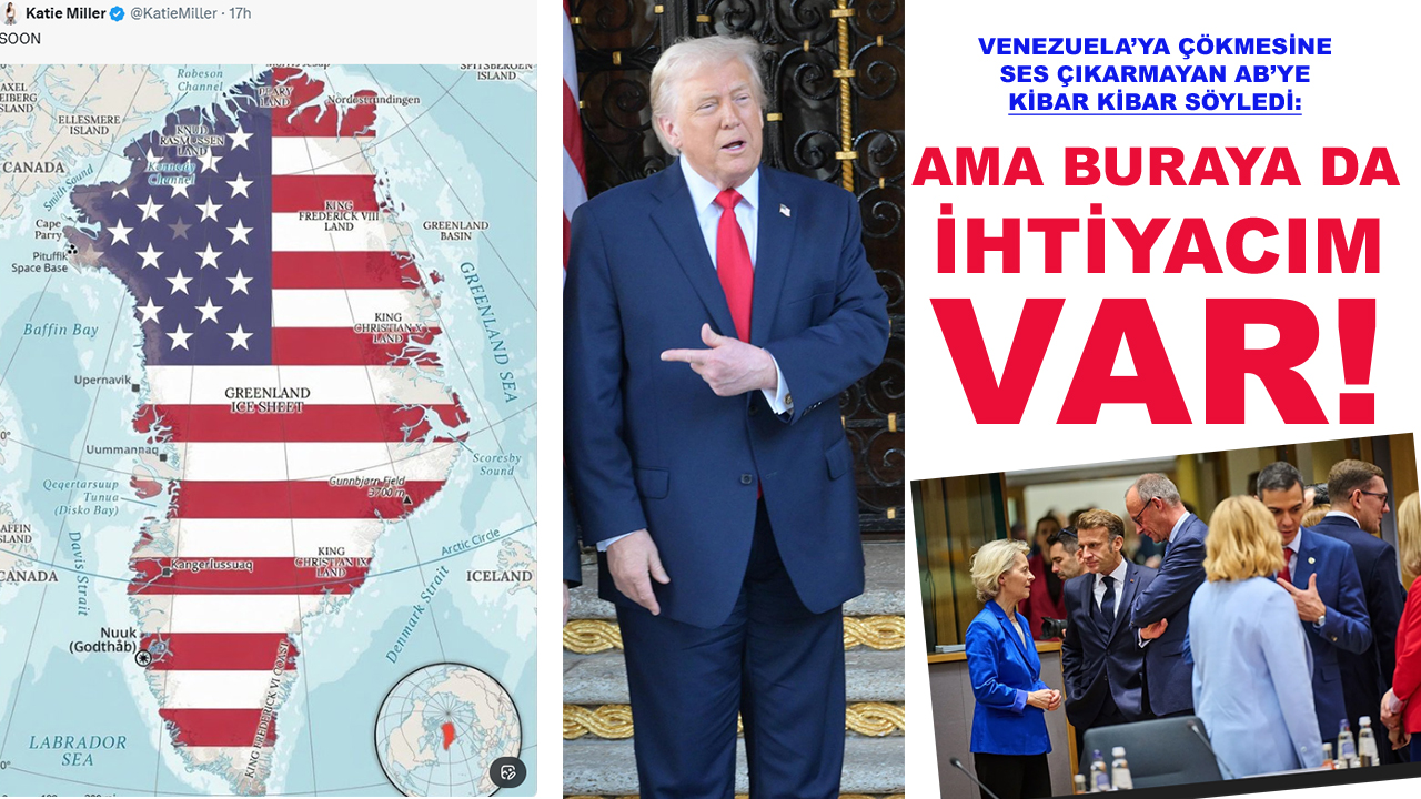 Trump'tan AB'ye kibar dille 'Grönland' tehdidi: "İhtiyacımız var!"