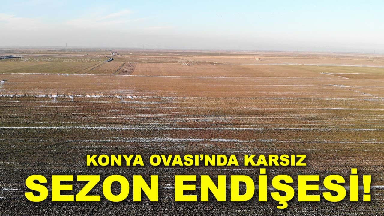 Konya Ovası’nda karsız sezon endişesi!