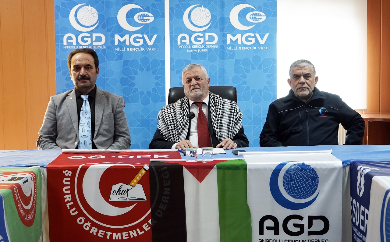 MİLKO'dan Konya'da Gazze çağrısı: ‘İncirlik ve kürecik kapatılmalı’