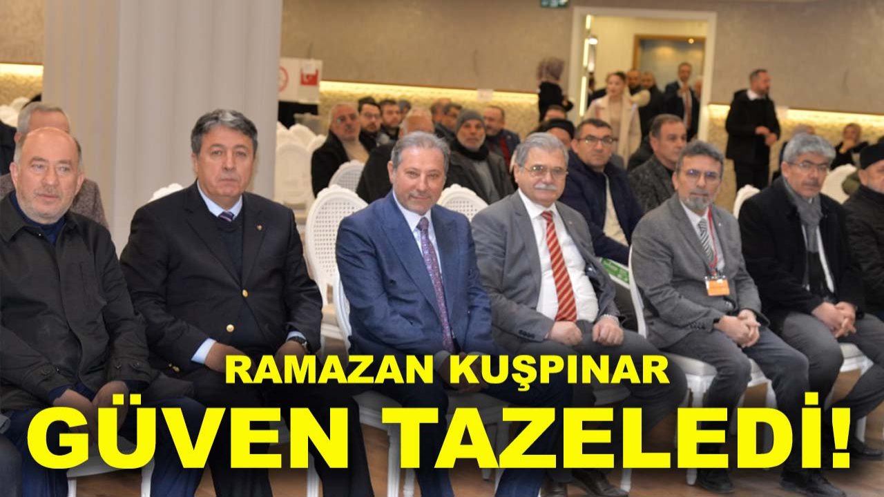 Ramazan Kuşpınar, güven tazeledi!