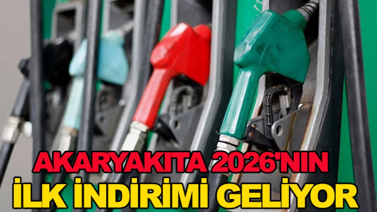 Akaryakıta 2026'nın ilk indirimi geliyor