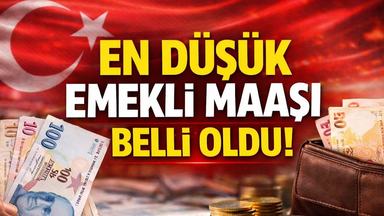 En düşük emekli maaşı belli oldu!