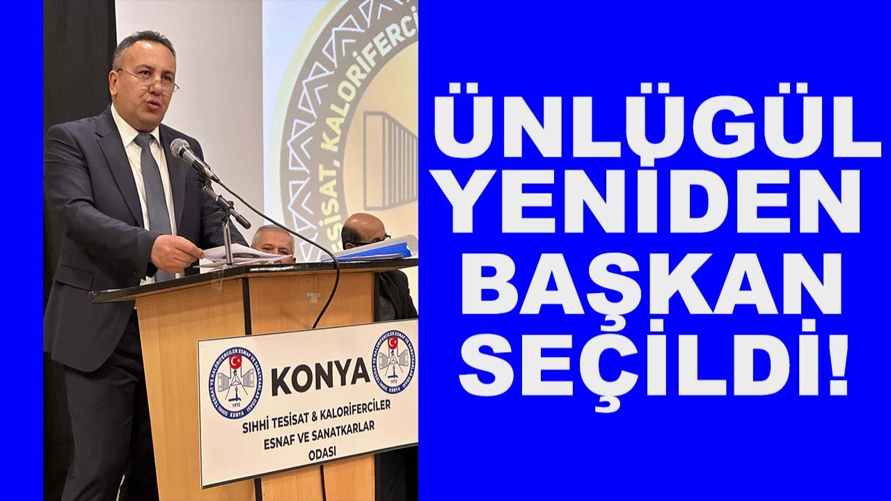 Konya’da Sıhhi Tesisatçılar Başkan Ünlügül ile yola devam dedi!