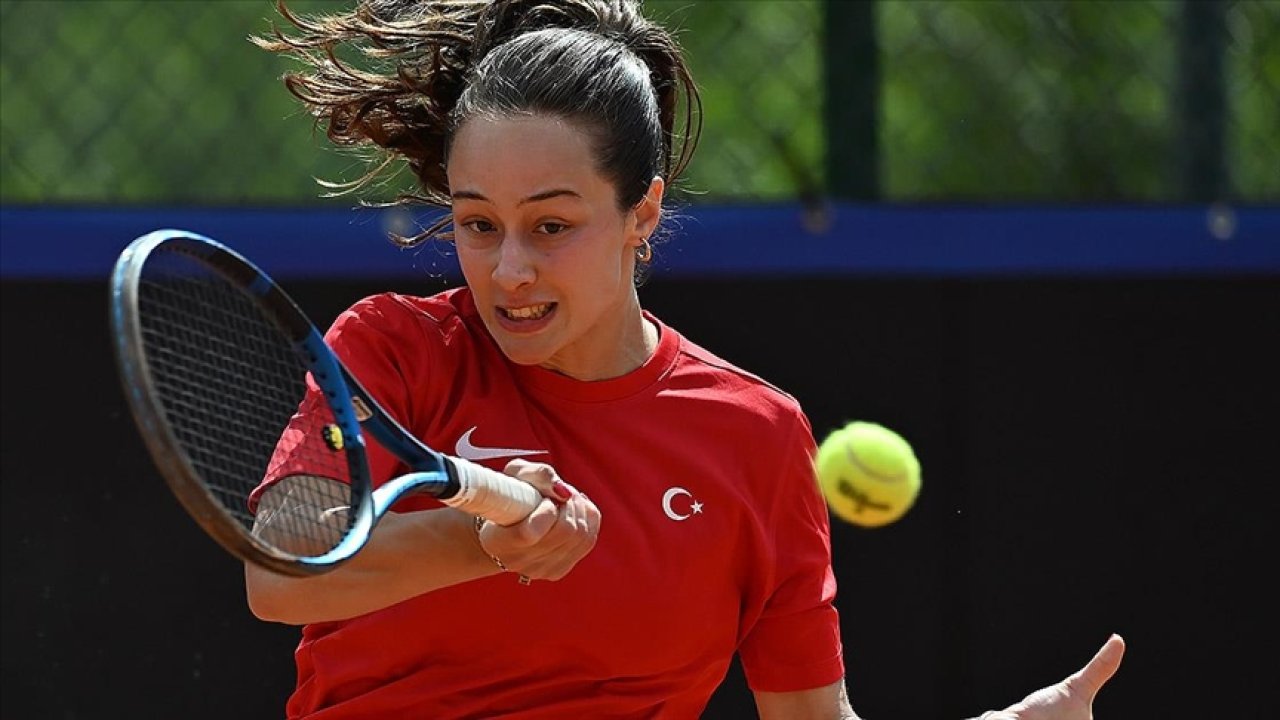 Milli tenisçi Zeynep Sönmez, final turunda