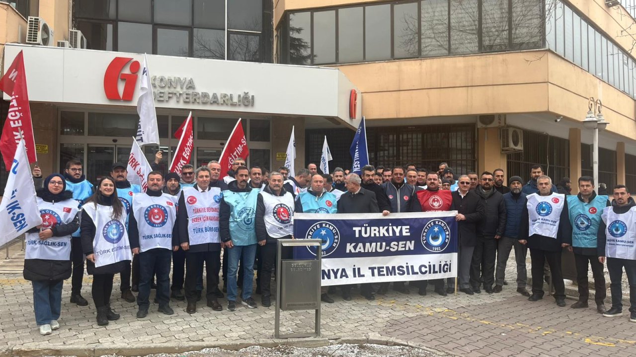 KAMU-SEN Konya İl Temsilcisi Çelik: Maaşlar enflasyon karşısında eriyor