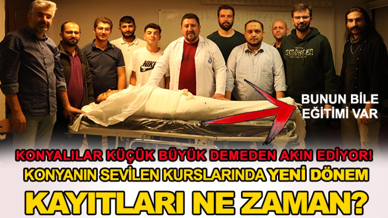 Konyalılar küçük büyük demeden akın ediyor! Sevilen kurslarda yeni dönem kayıtları ne zaman?