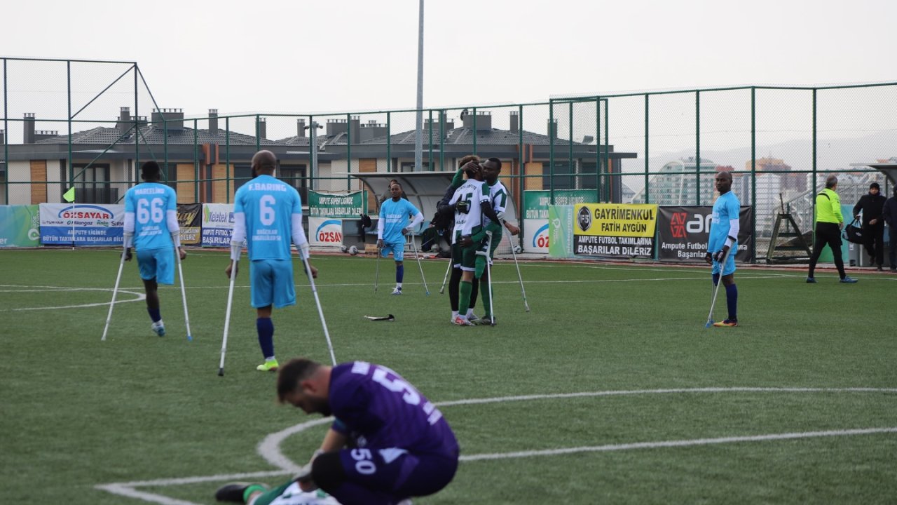 Konya Ampute FK  3. galibiyetini aldı