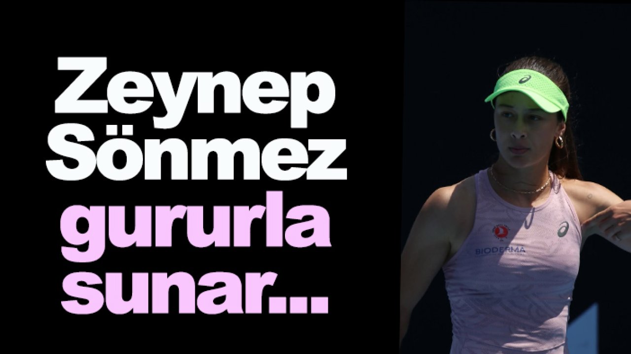 Zeynep Sönmez, gururla sunar