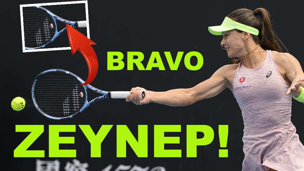 Harikasın Zeynep! Milli Tenisçiden Filistin'e destek