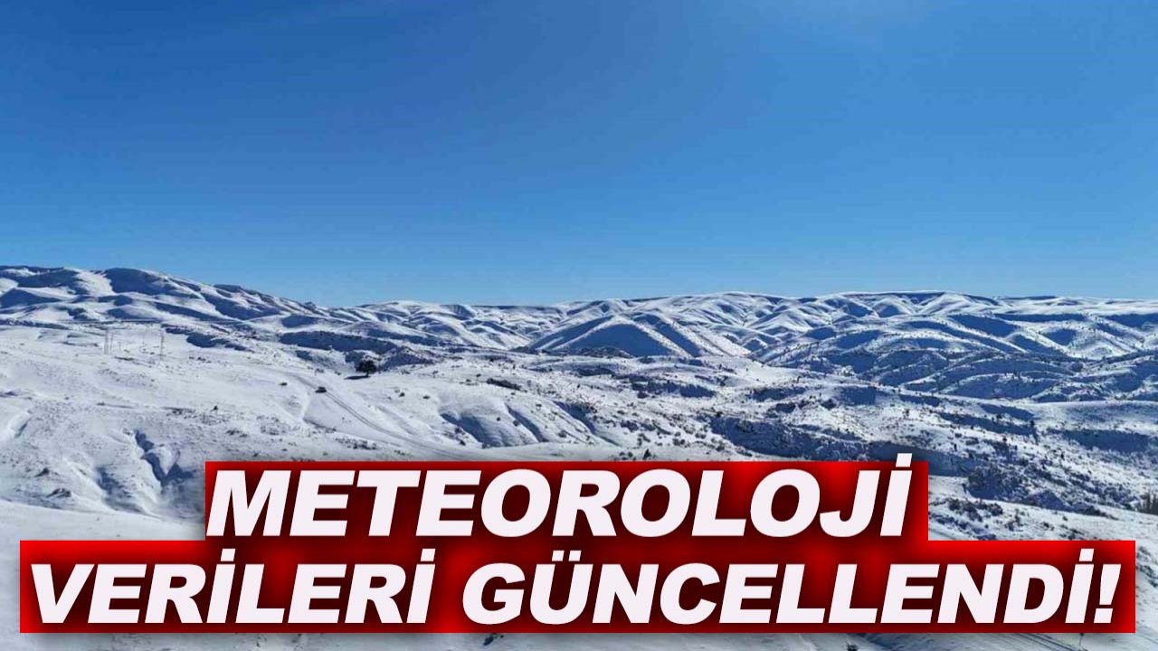 Konya’nın hangi ilçelerine kar yağacak? Meteoroloji verileri güncellendi!