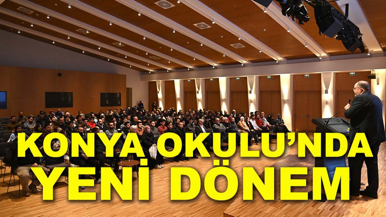 Konya Okulu’nda yeni dönem: İlim geleneği ihya ediliyor
