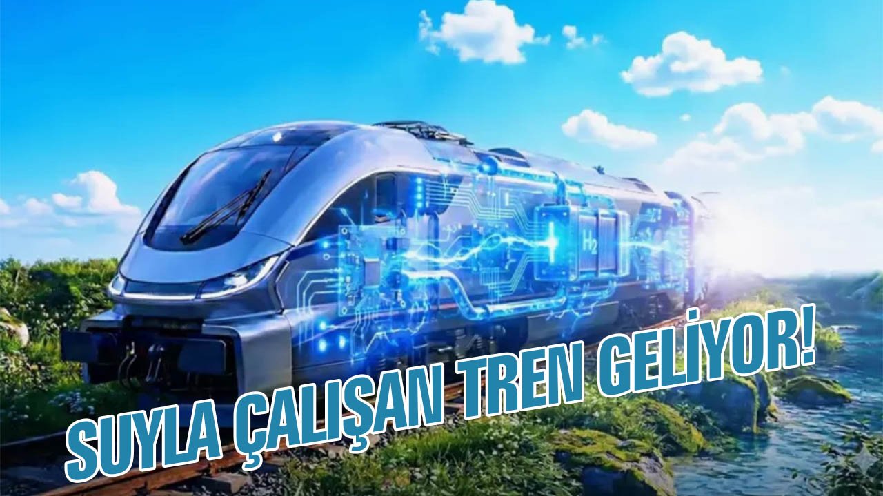 Suyla çalışan tren üretimi için düğmeye basıldı