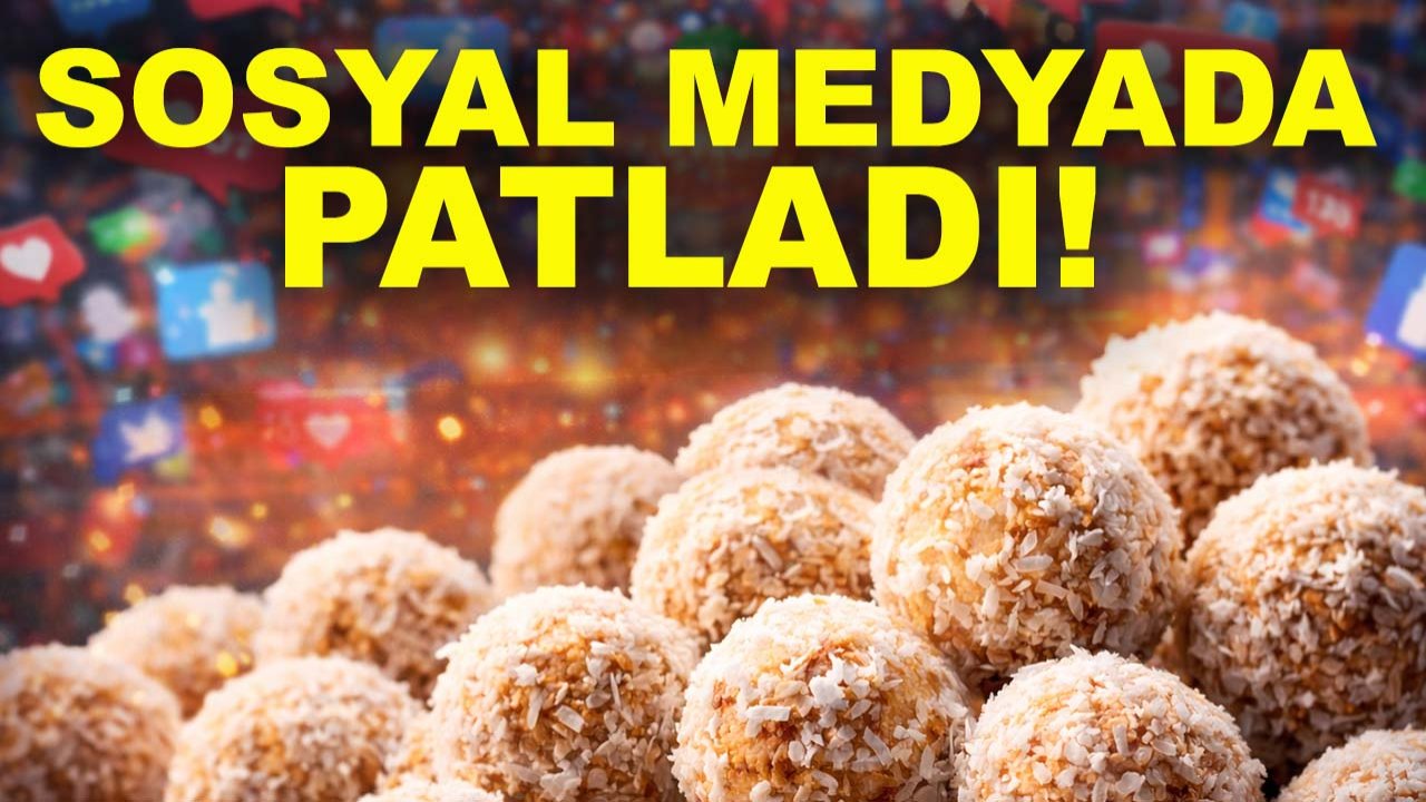 Sosyal medyada patladı! Hindistan cevizli enerji topları olay oldu