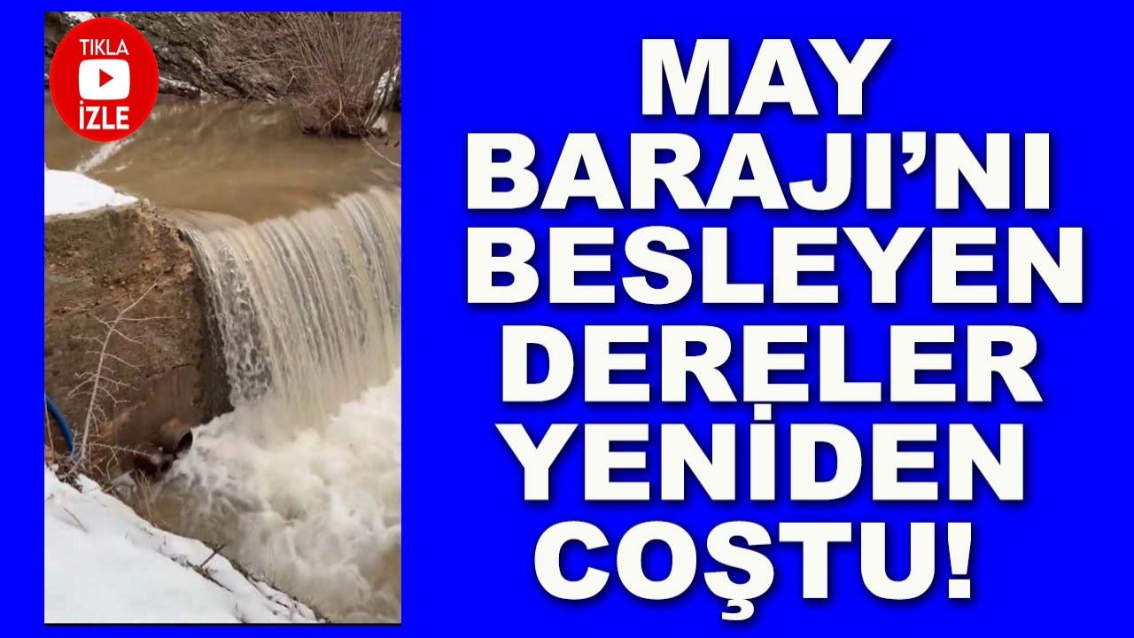 Konya’da kuraklık sonrası ilk umut: May Barajı’nı besleyen dereler yeniden coştu!