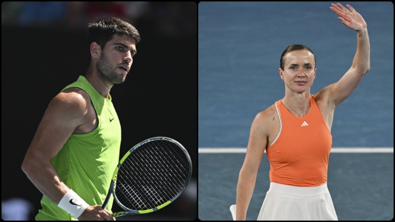 Avustralya Açık'ta Alcaraz ve Svitolina sürprizi