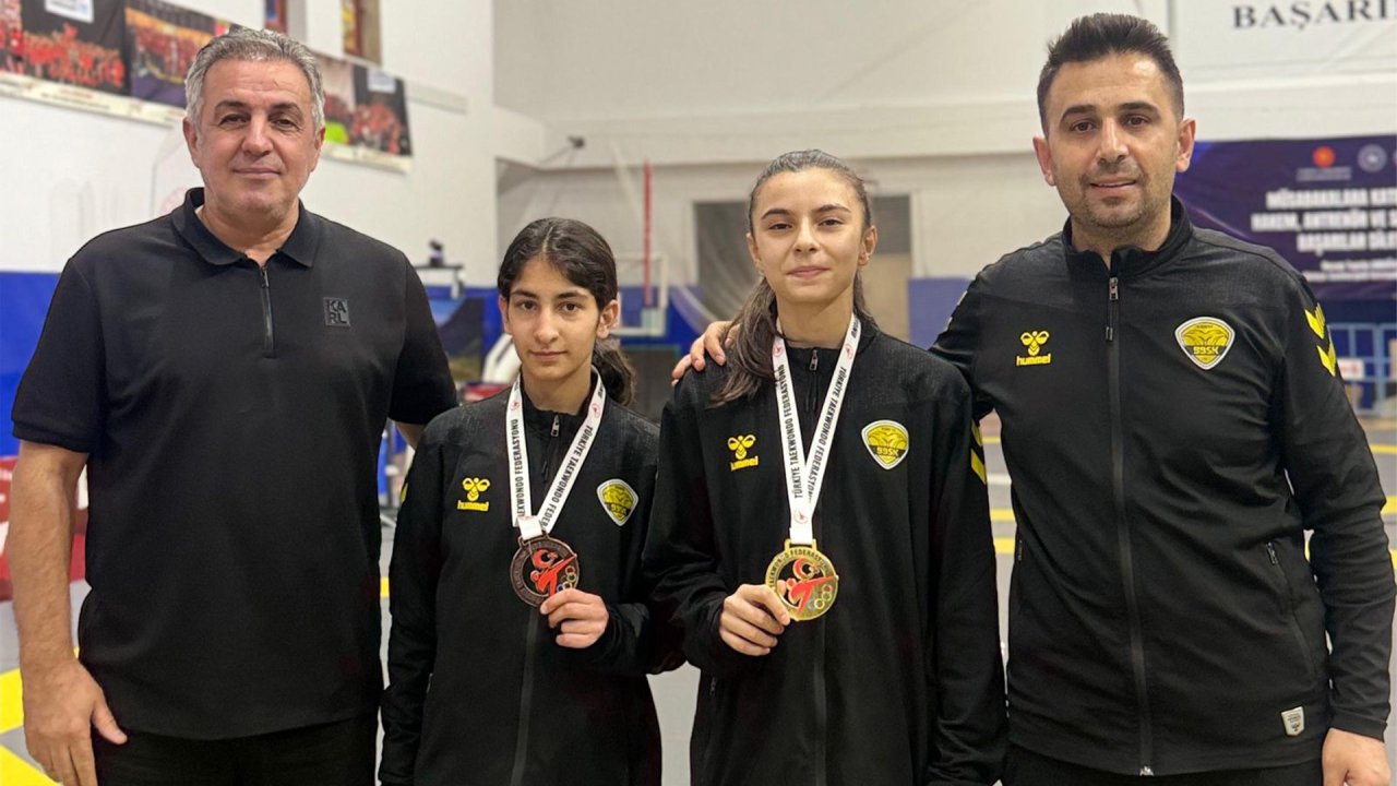 Büyükşehir tekvandoya 2 madalya daha ekledi