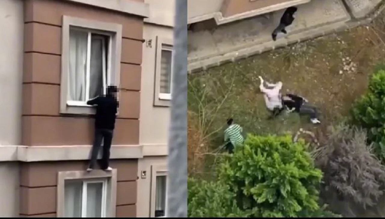 Ağızları açık bırakan olay! Basılınca beraber camdan atladılar: Aile kriz geçirdi