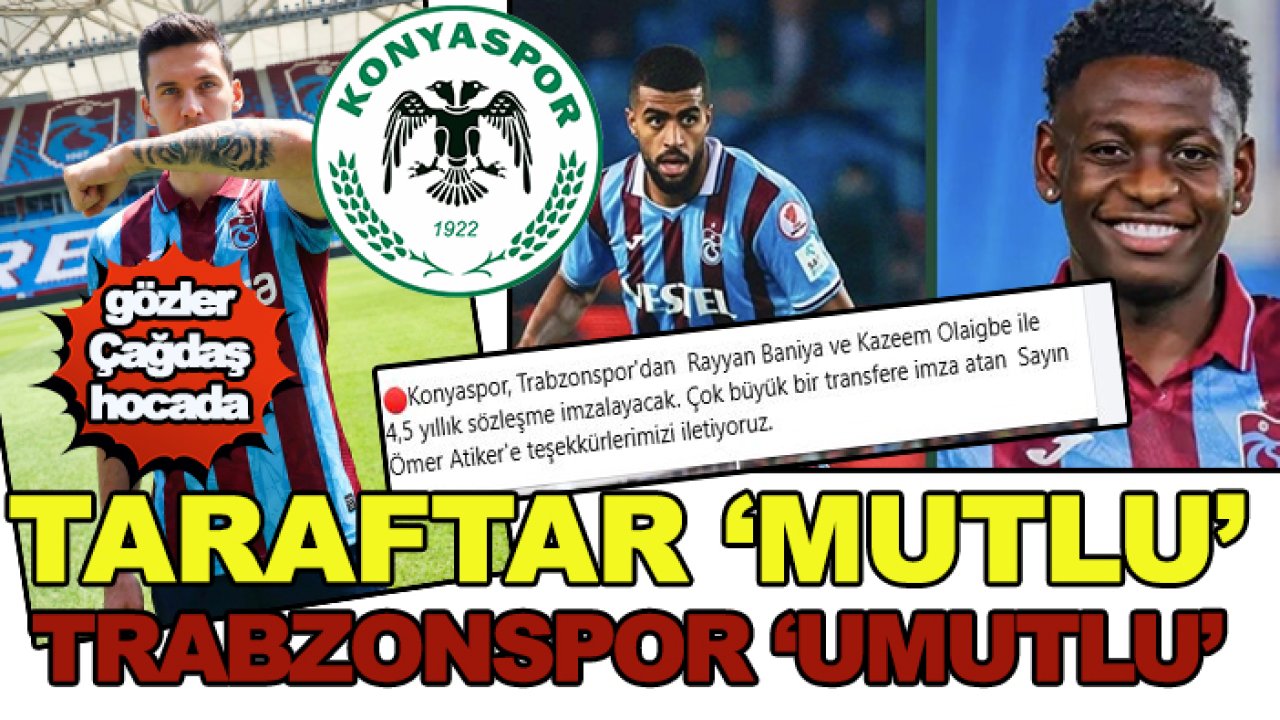 Konyaspor’da taraftar ‘mutlu’ Trabzonspor ‘umutlu’