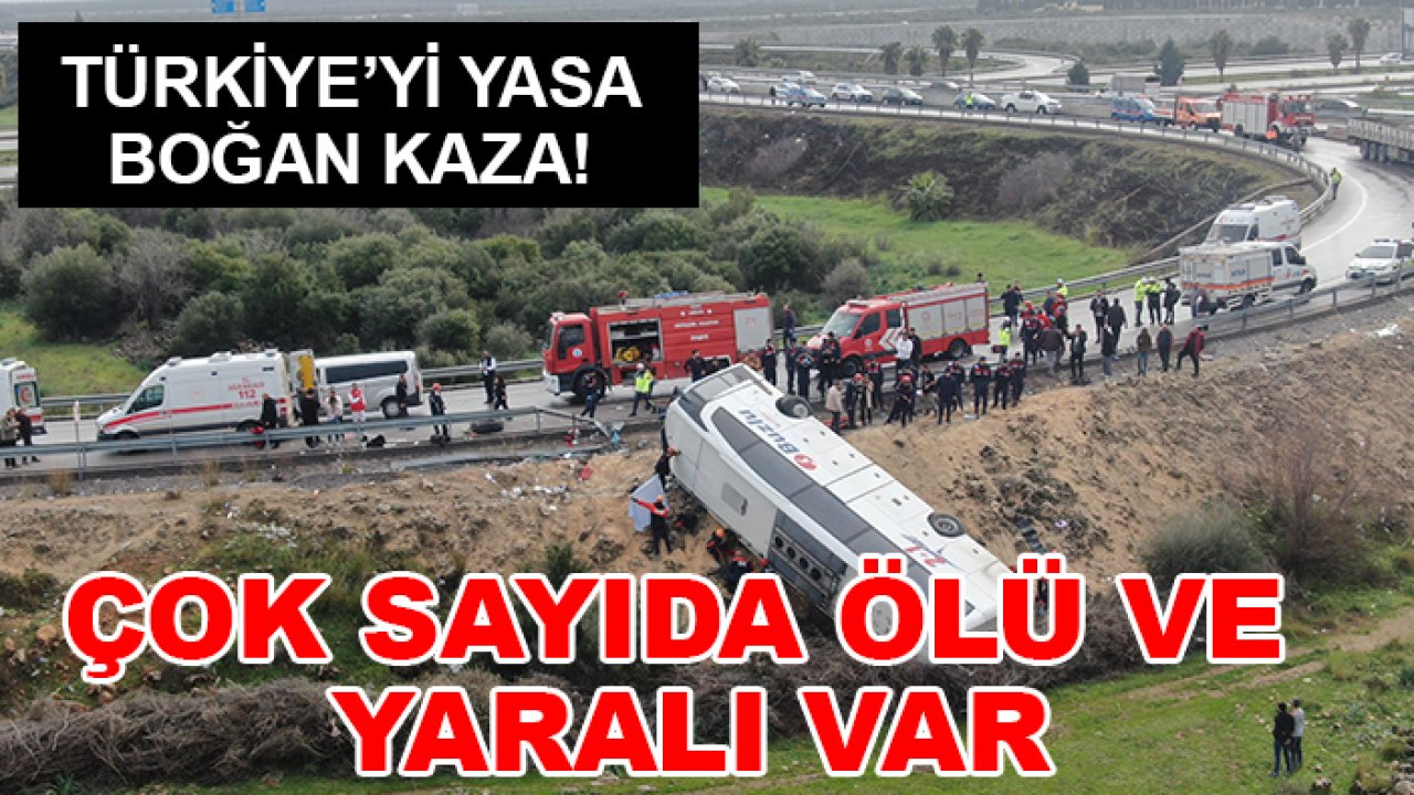 Türkiye'yi yasa boğan kaza! Çok sayıda ölü ve yaralı var