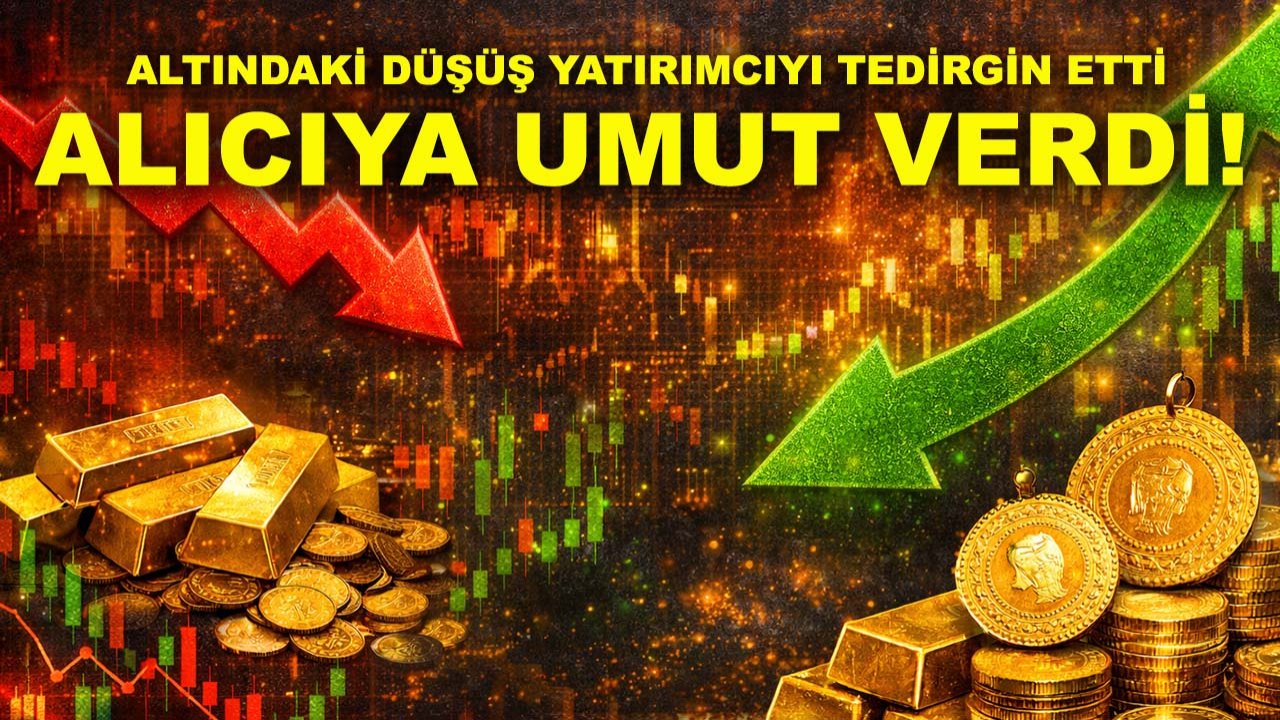 Altındaki düşüş yatırımcıyı tedirgin etti, alıcıya umut verdi! Altın haftaya nasıl başladı?