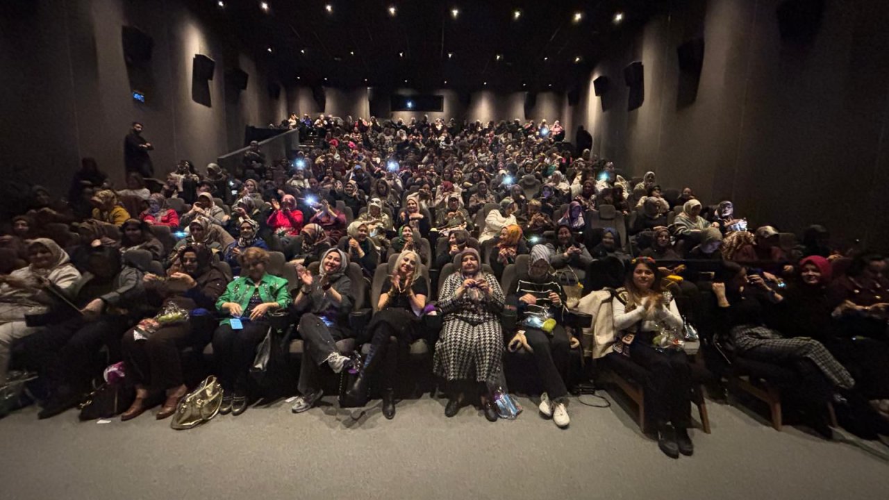 Konya'da örgü sinema dayanışması