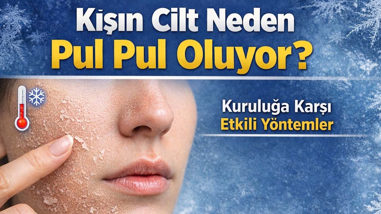 Kışın cilt neden pul pul oluyor? Kuruluğa karşı etkili yöntemler