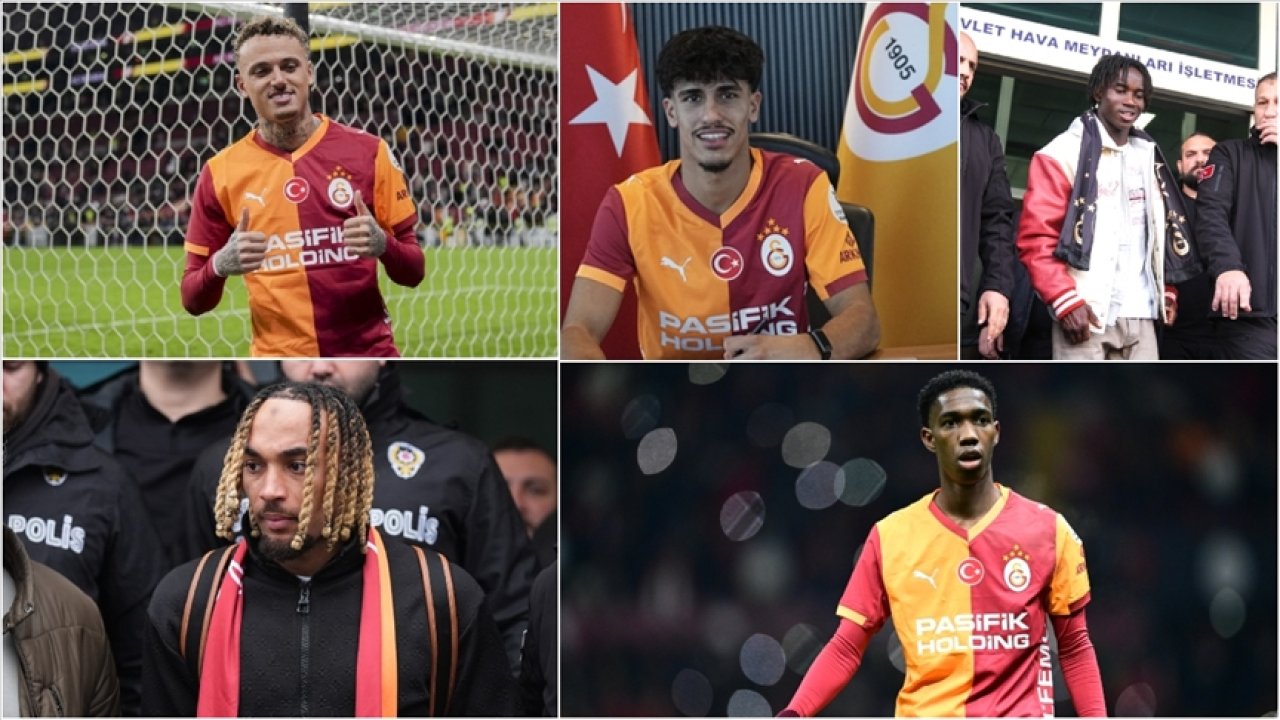Galatasaray'dan ara transferde 5 takviye