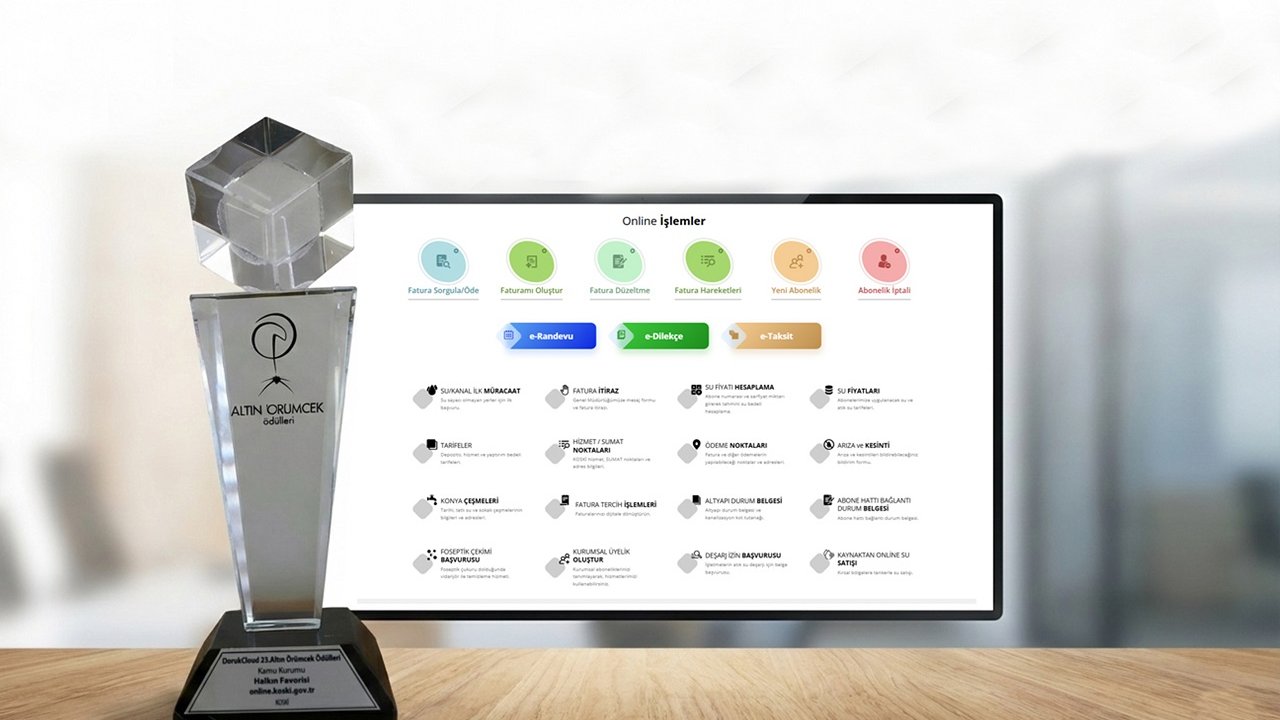 KOSKİ’nin dijital hizmetleri vatandaştan tam not aldı!