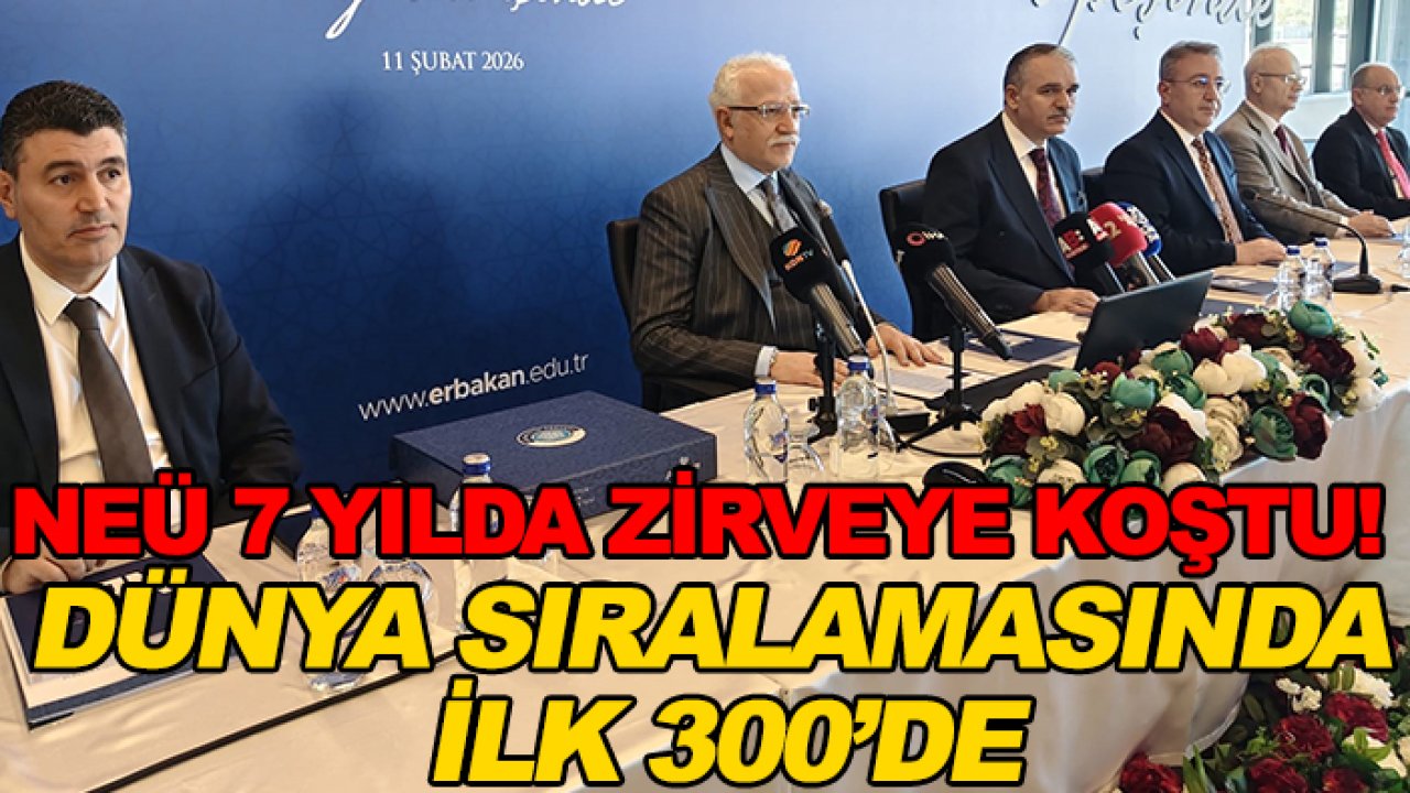NEÜ 7 yılda zirveye koştu! Dünya sıralamasında ilk 300’de