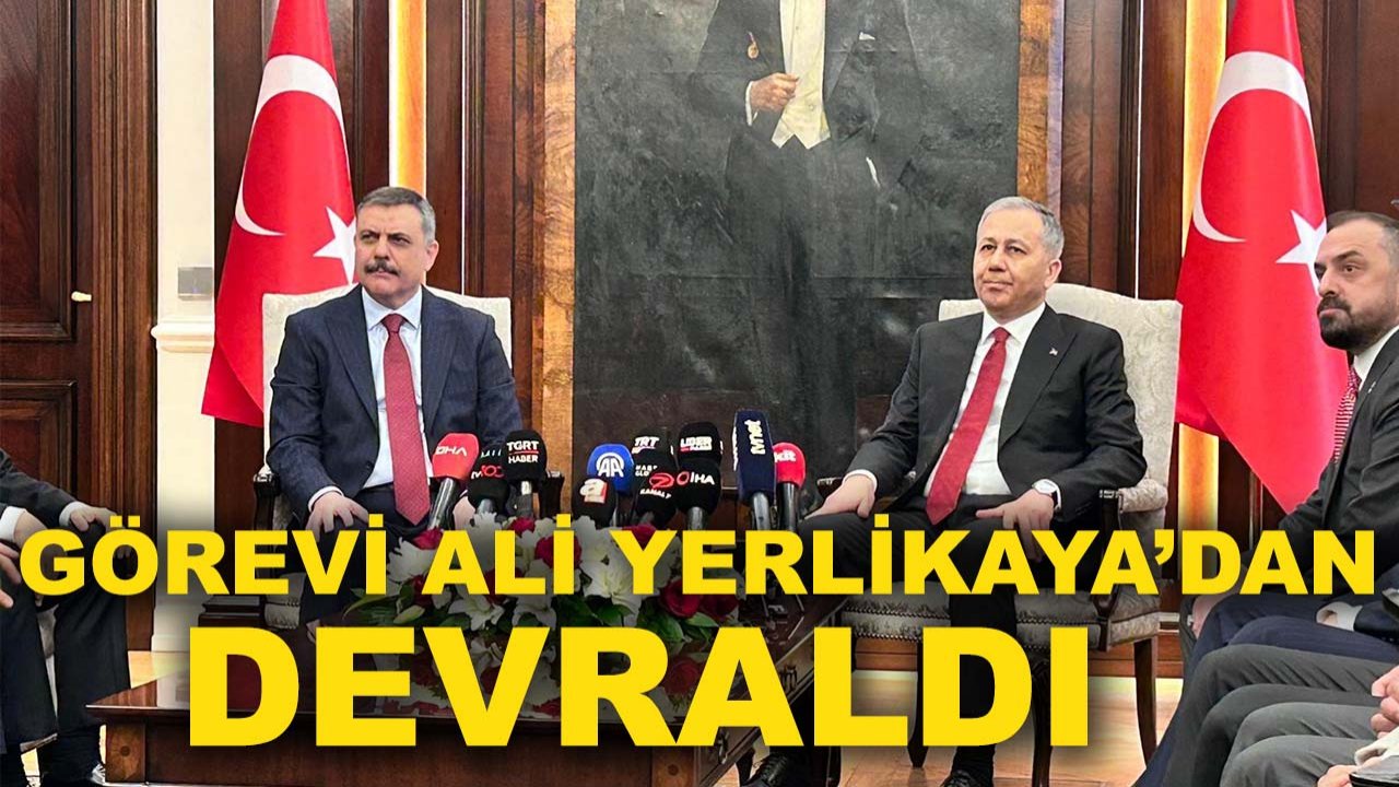 İçişleri Bakanı Mustafa Çiftçi görevi Ali Yerlikaya’dan devraldı