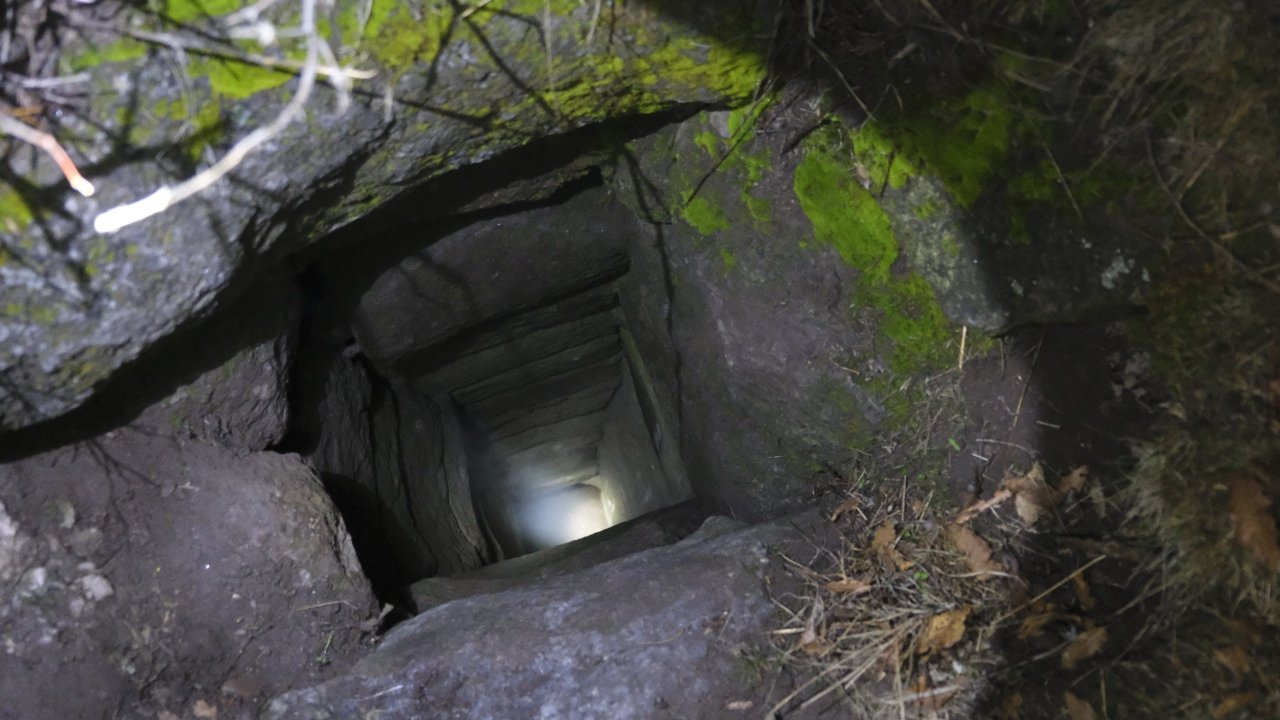 Define aramak için girdikleri sarnıçtan kurtarılıp gözaltına alındılar