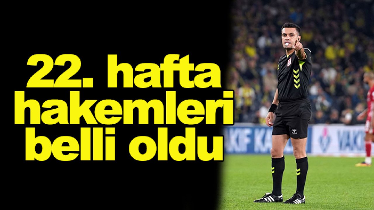 Alanyaspor-Konyaspor maçını kim yönetecek?