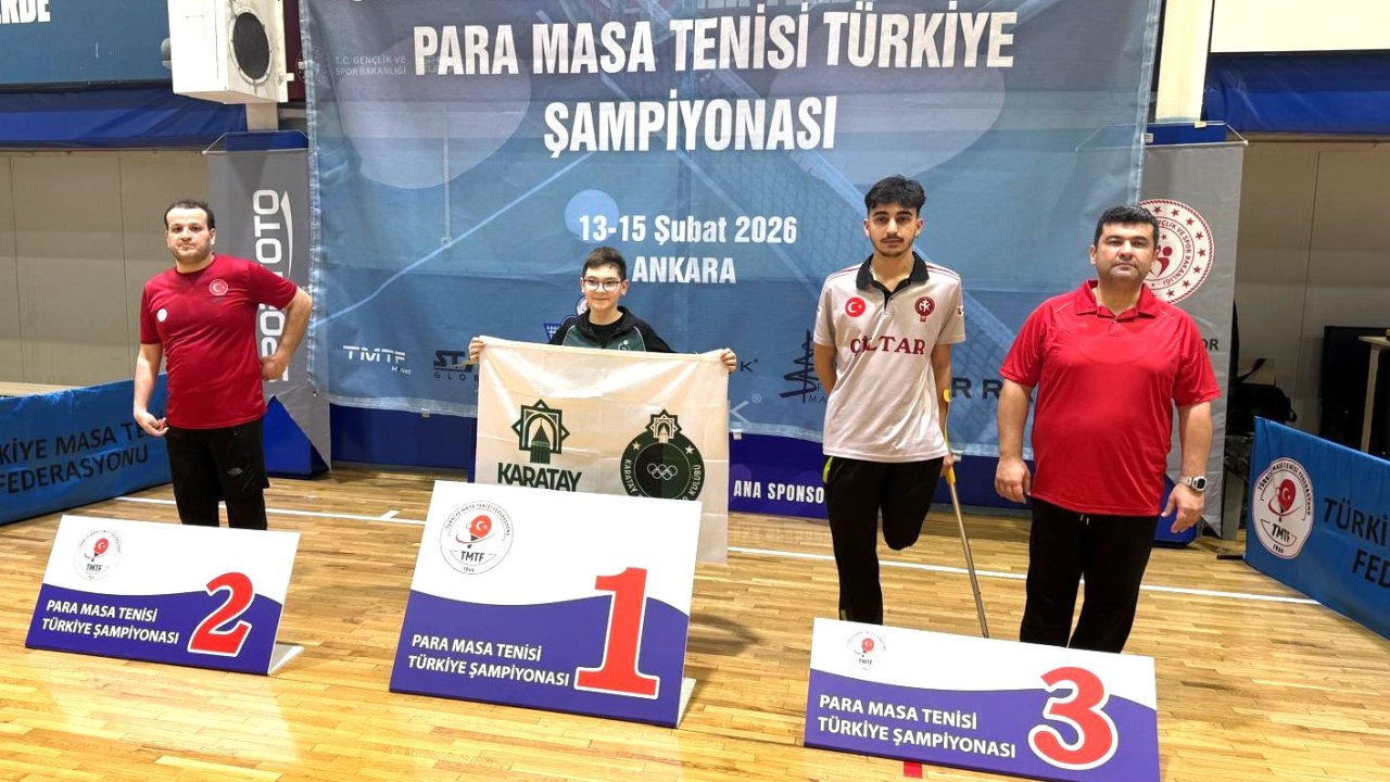 Karatay Belediyespor'dan 5 madalya daha