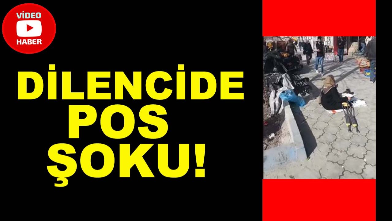 Dilencide POS şoku! Görenler gözlerine inanamadı