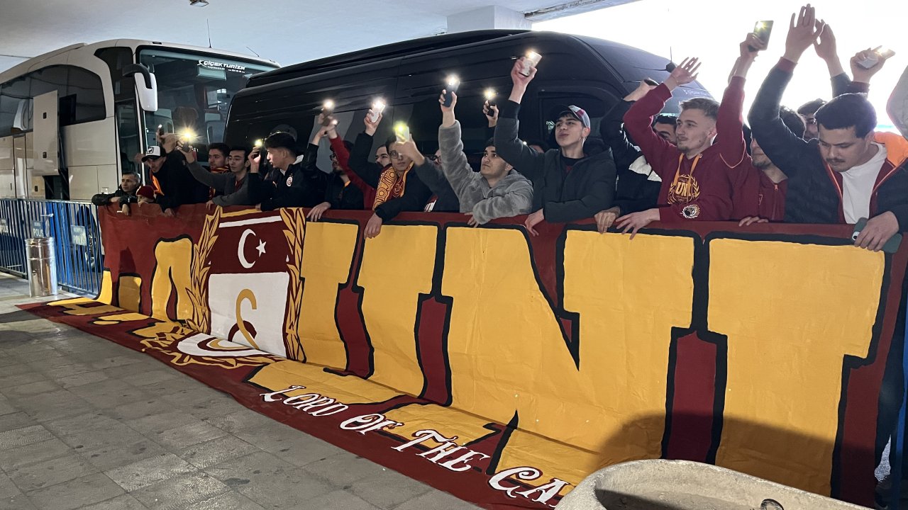 Galatasaray kafilesi Konya’ya geldi