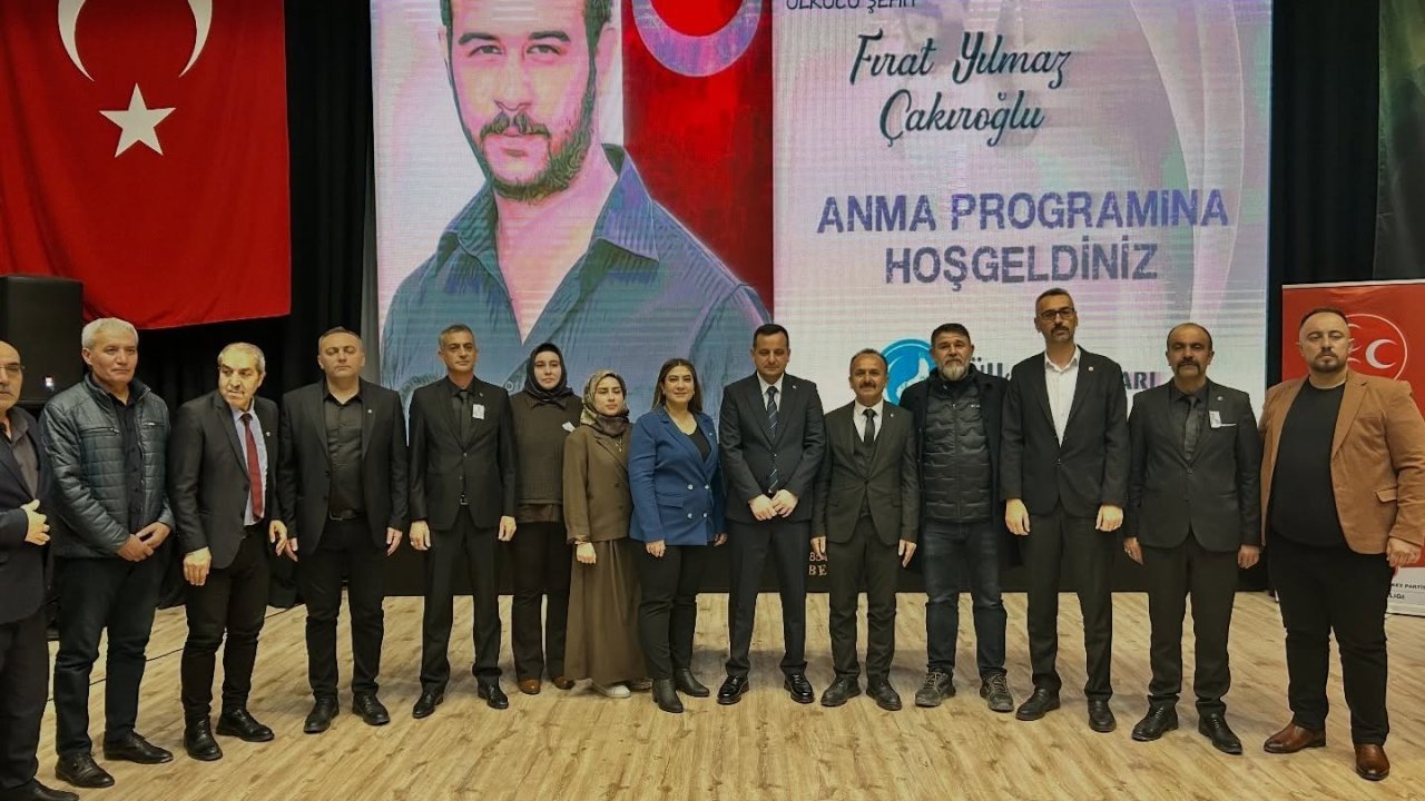 Konya'da Fırat Yılmaz Çakıroğlu için anma programı düzenlendi