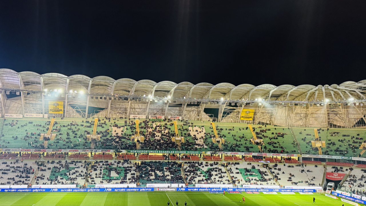 Konyaspor Galatasaray maçında ‘led’ sürprizi