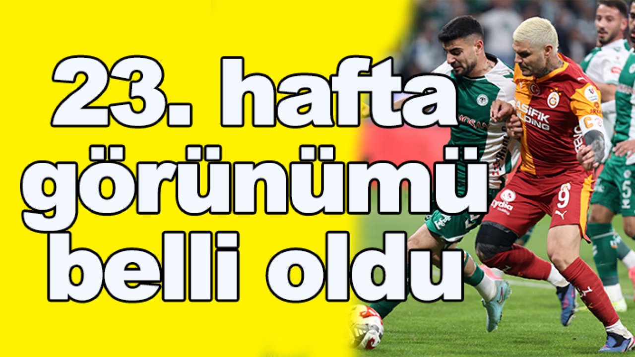 Süper Lig'de 23. hafta sona erdi, işte Konyaspor'un son durumu