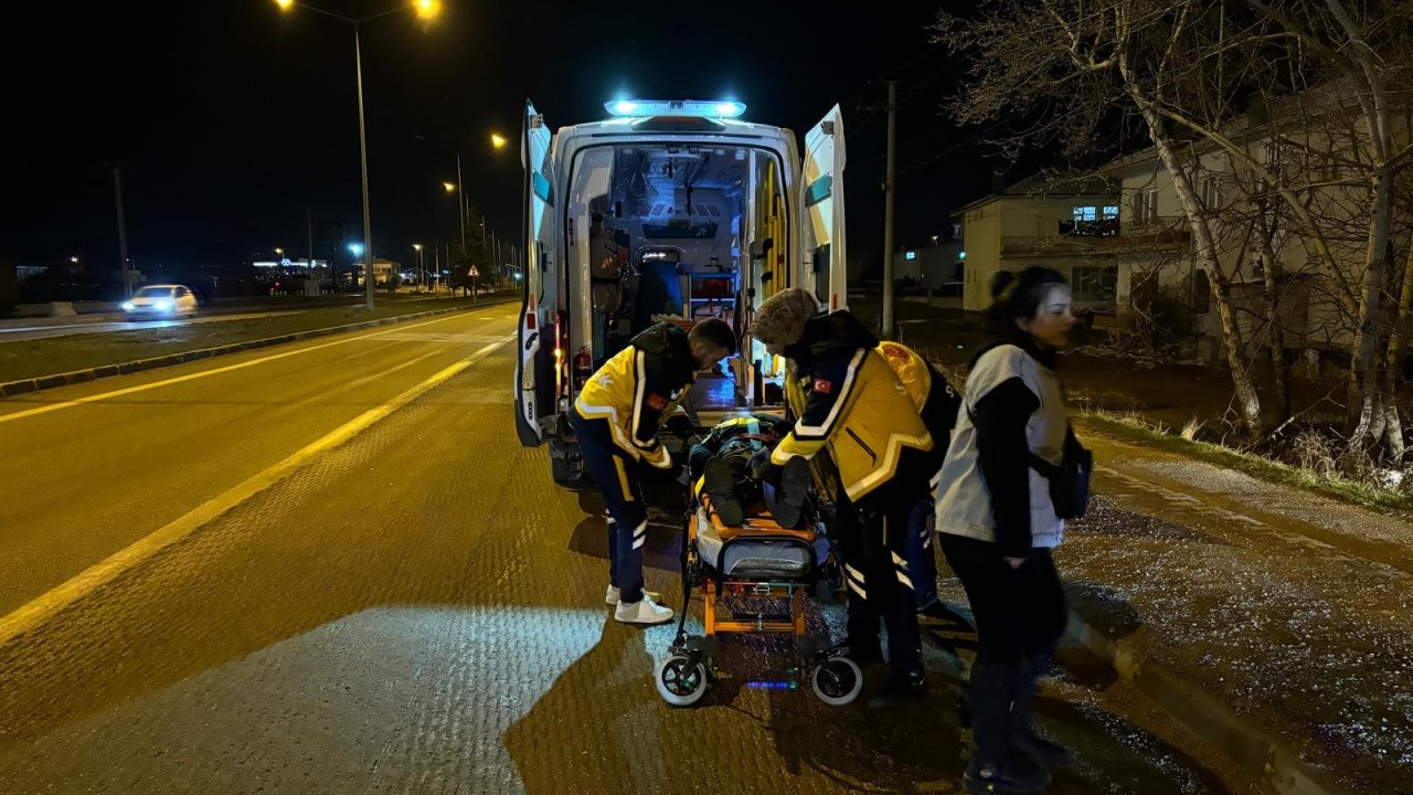 Konya'da kaza! Kontrolden çıkarak devrildi
