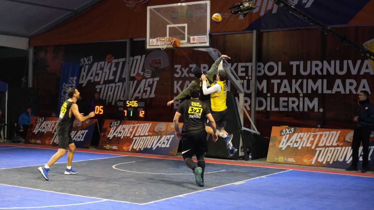 Konya Büyükşehir Belediyesi'nden  3x3 Basketbol Turnuvası
