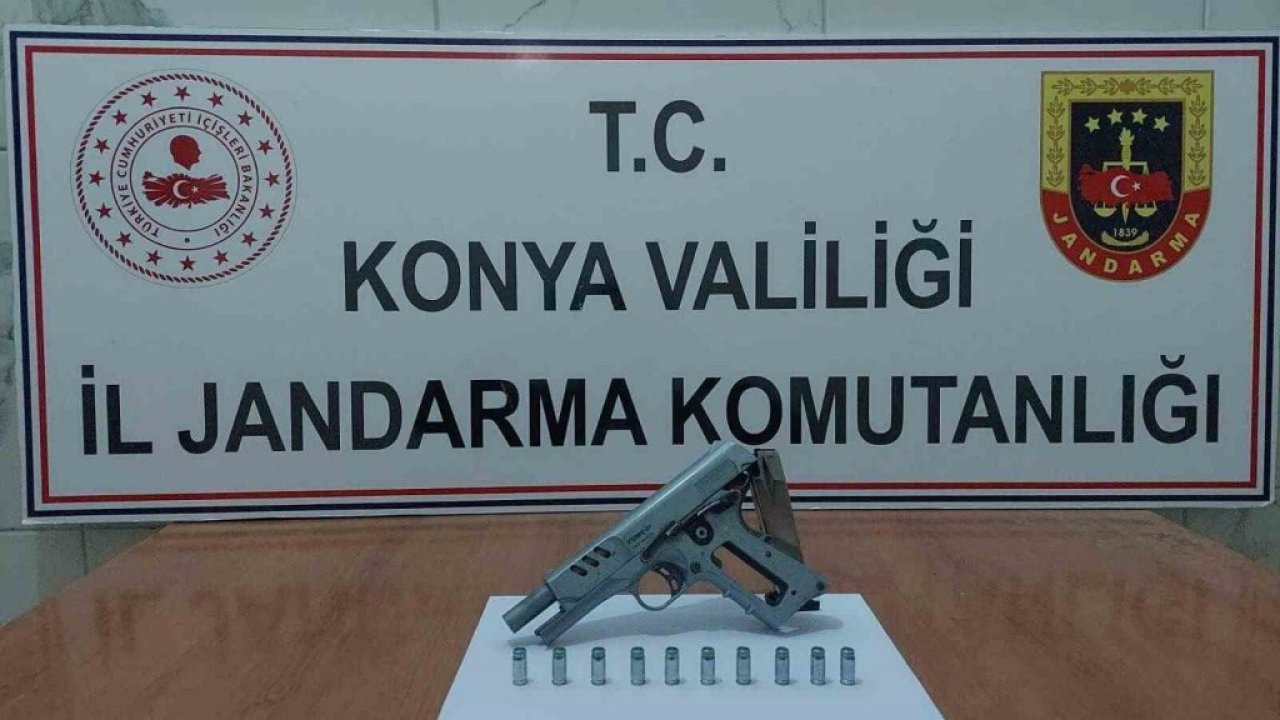 Konya'da jandarmadan Şubat bilançosu: Çok sayıda silah ve parçası ele geçirildi